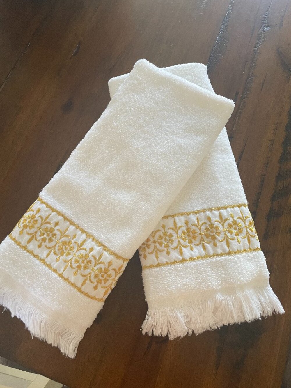 Vintage Cannon Royal Family Hand Towels set of 2